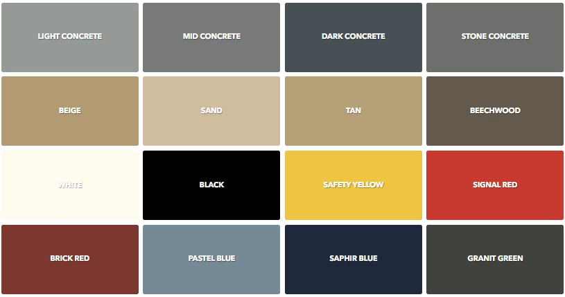 Commercial Flooring Color Palette